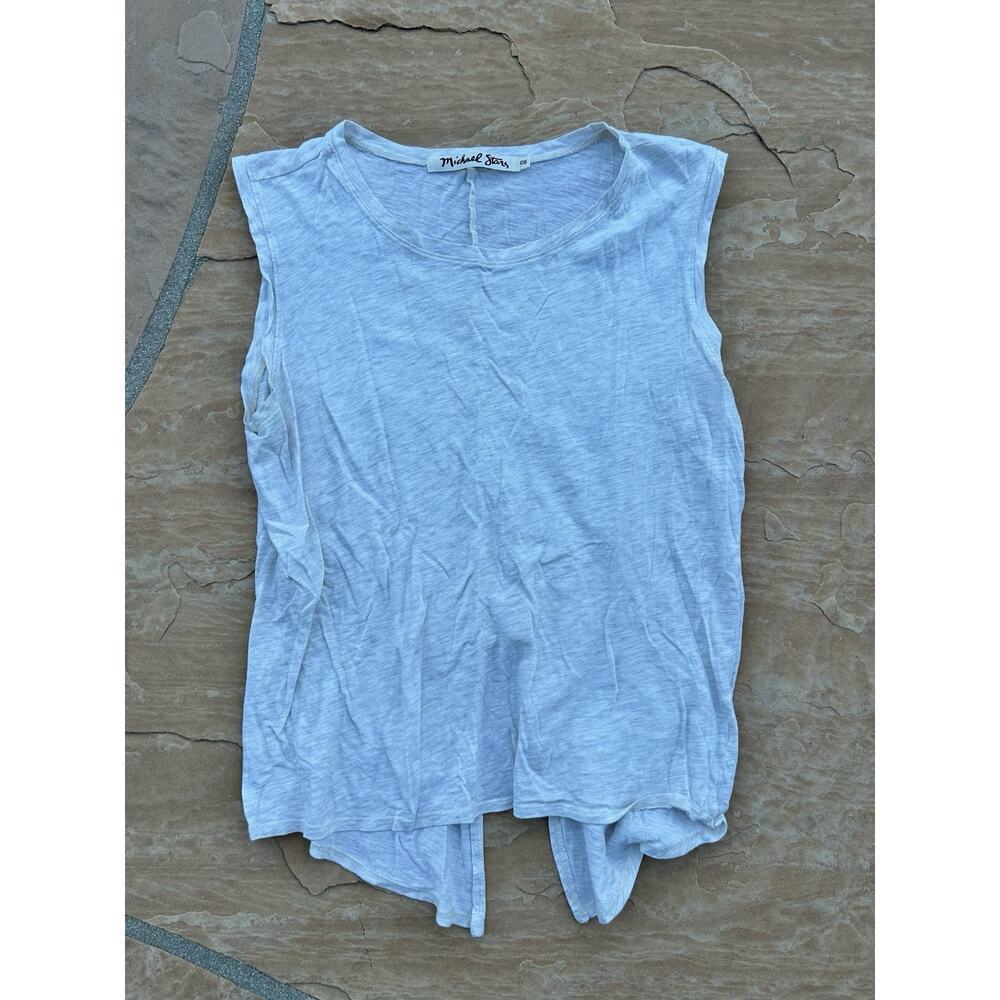 Michael Stars OS Tie Back Tank Top